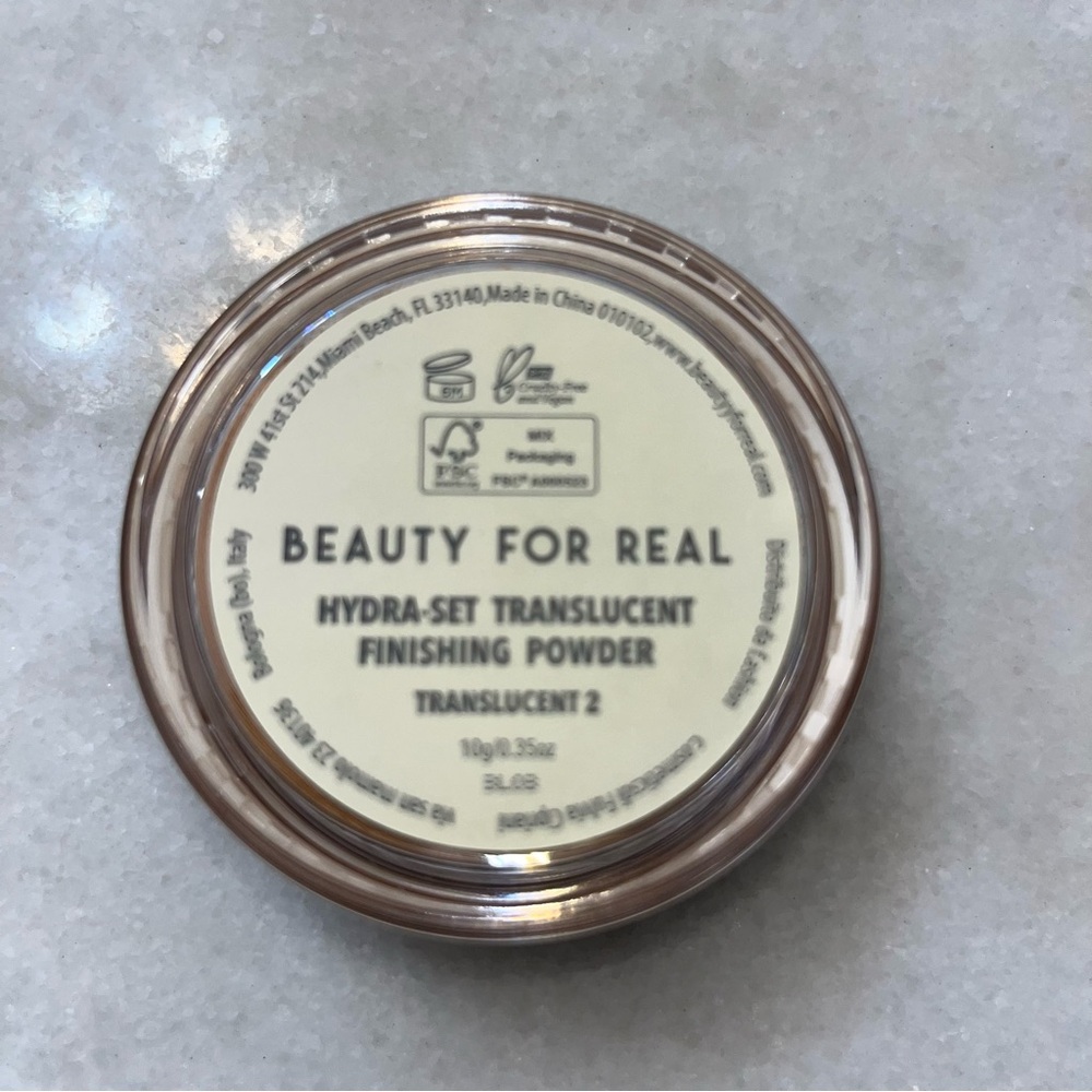 Beauty For Real Hydra set Translucent Finishing Powder Translucent 2 - Picture 2 of 7